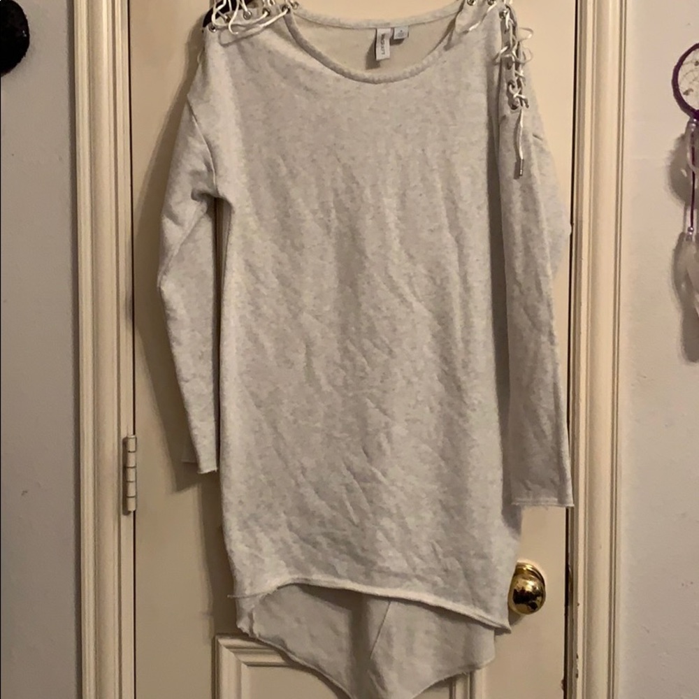 Skingraft Lace Up shoulder dress